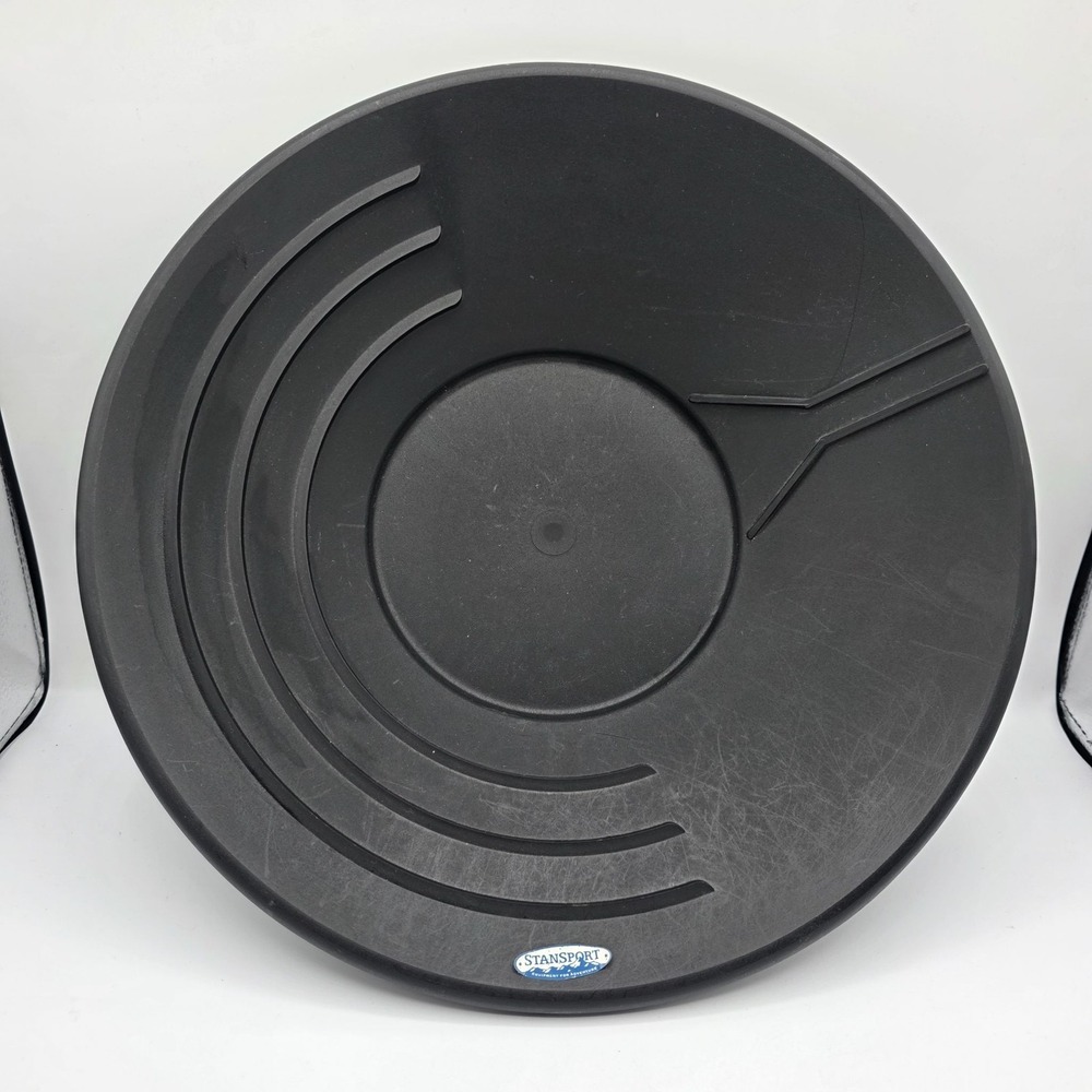 STANSPORT Gold Panning Pan Plastic Black Triturator Outdoor Adventure New